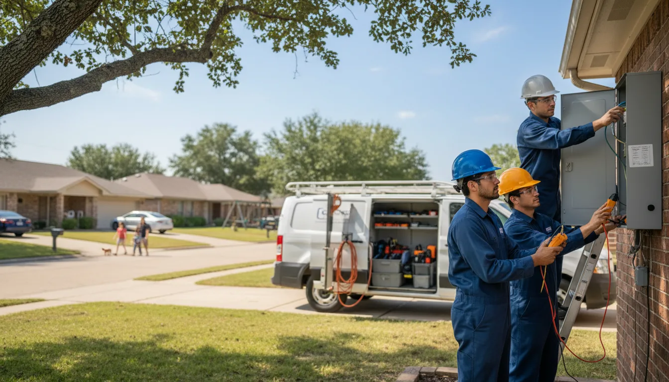 Certified electrician providing emergency electrical services in Danbury, IA